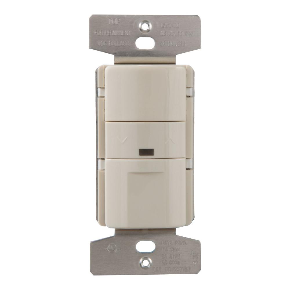 PIR WALL SWITCH 120/277V AUTO/MAN LA