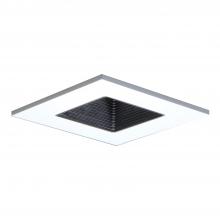Cooper Lighting Solutions 3012WHBB - 3" ADJ LENS SQUARE MB BAFFLE, MW TRIM