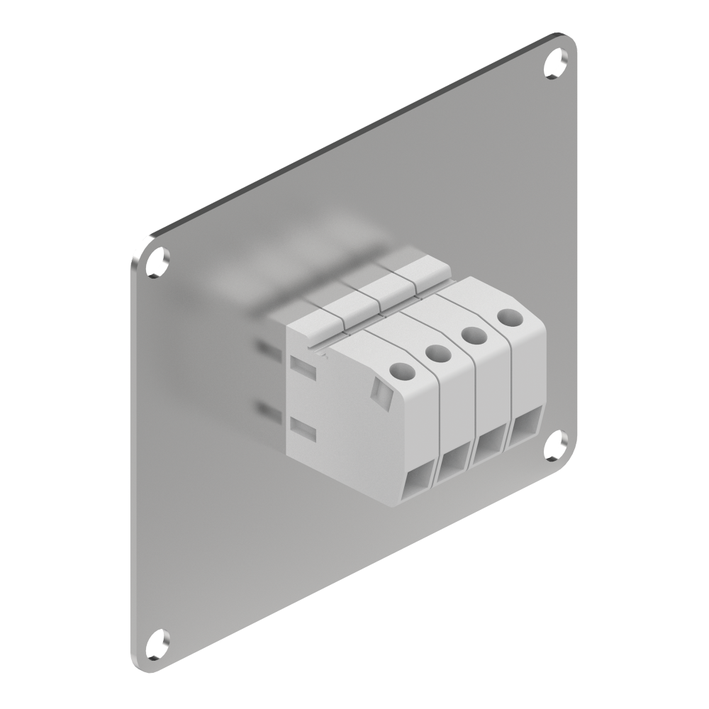 30-60 amp terminal block plate