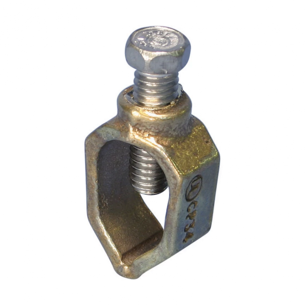 Grd Rod Clamp,Sil Brz, 1/2IN-3/4IN DIa