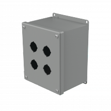 nVent E4SPBX - 4 PB Enclosure 7.25x6.25x4.75