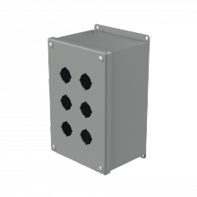 nVent E6PBX - 6 PB Enclosure 9.50x6.25x4.75