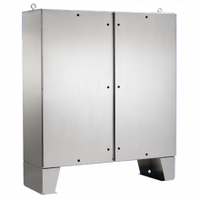 nVent A72H7224SSLPQT - SS Two Dr Type 4X Enclosure