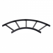 nVent L90HB12BLK - 90 Deg. Hor. Bend 12in- Black