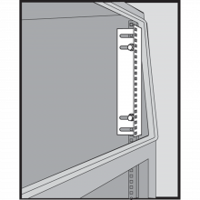 nVent PRA17TH - Rack Angles,19 in.Thru-Hole,2
