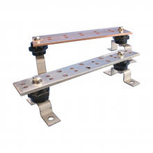 nVent TGBA20L12P - BAR ASSY,GRD BUS,1/4X2X20,W/INSUL & BRKT