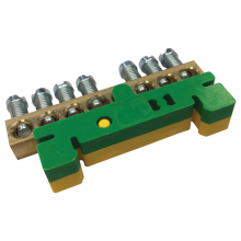 nVent 568678 - Earthing & Neutral Bar on Clip EB7GYSUP