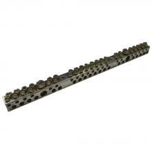 nVent 568722 - Earthing & Neutral Double Busbar EBD44AL