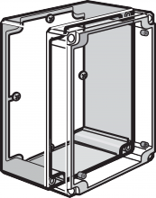 nVent Q128PD - Panel fits 120x80mm
