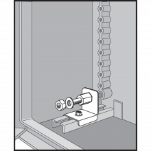 nVent UUPB - Panel Bracket Kit, Adjustable