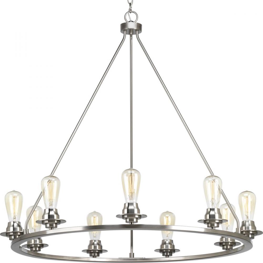 P400016-009 9-60W MED CHANDELIER