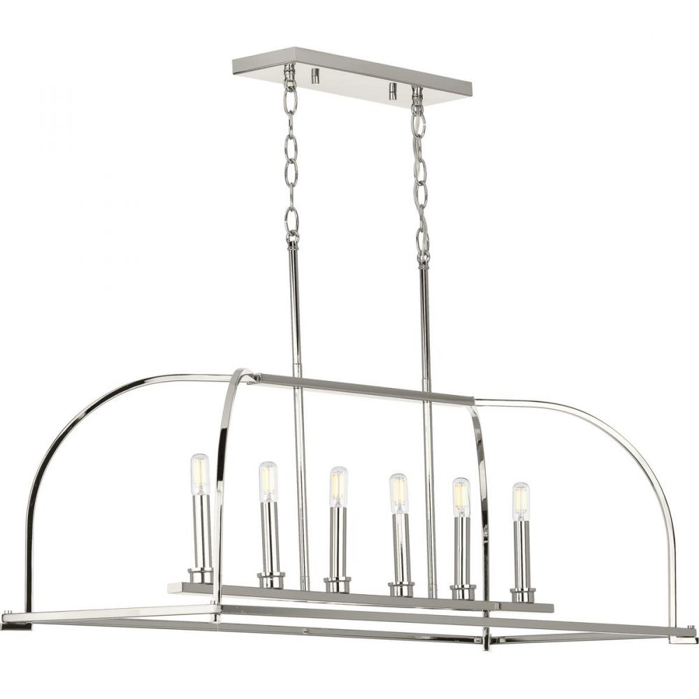 P400175-104 6-60W CAND CHANDELIER