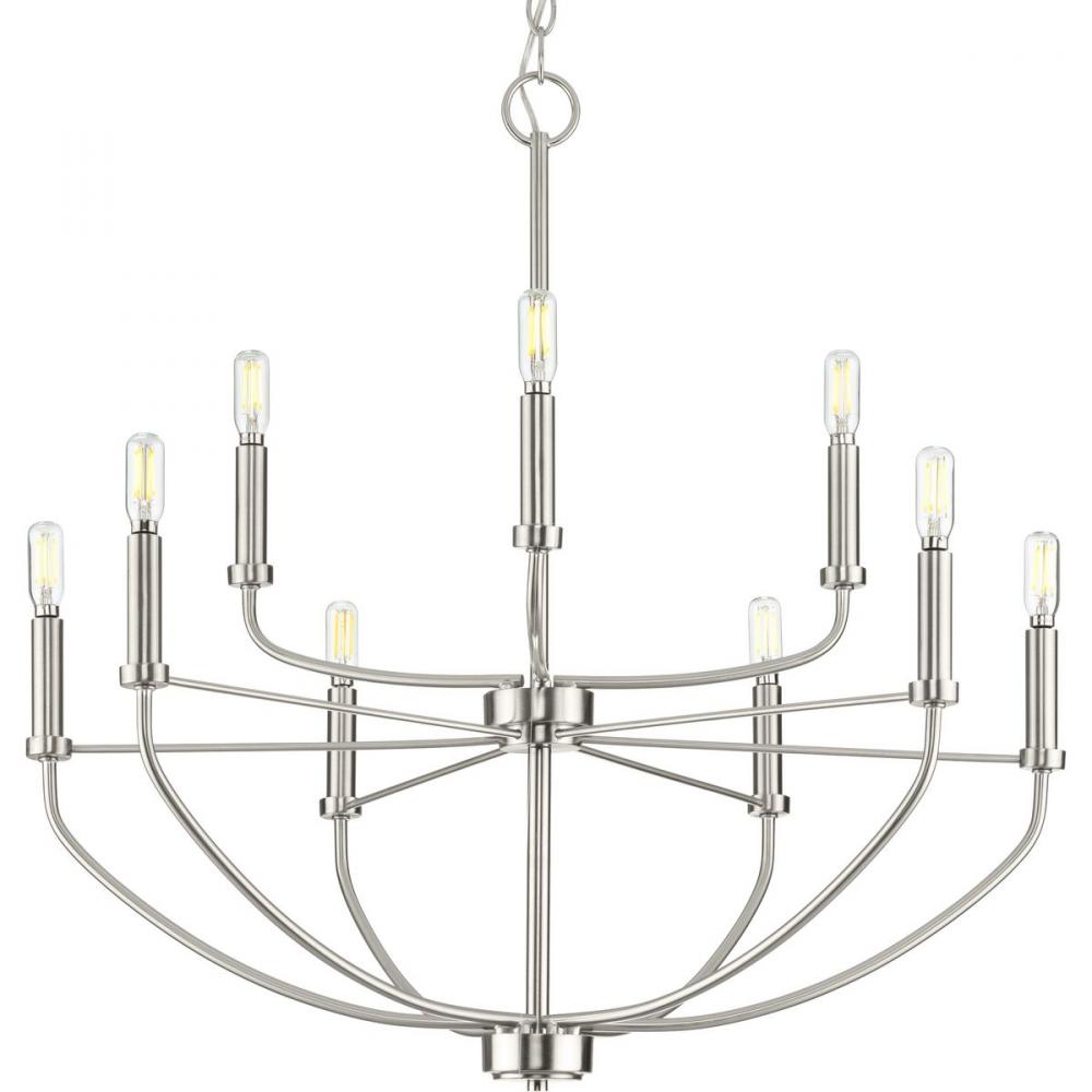 P400228-009 9-60W CAND CHANDELIER