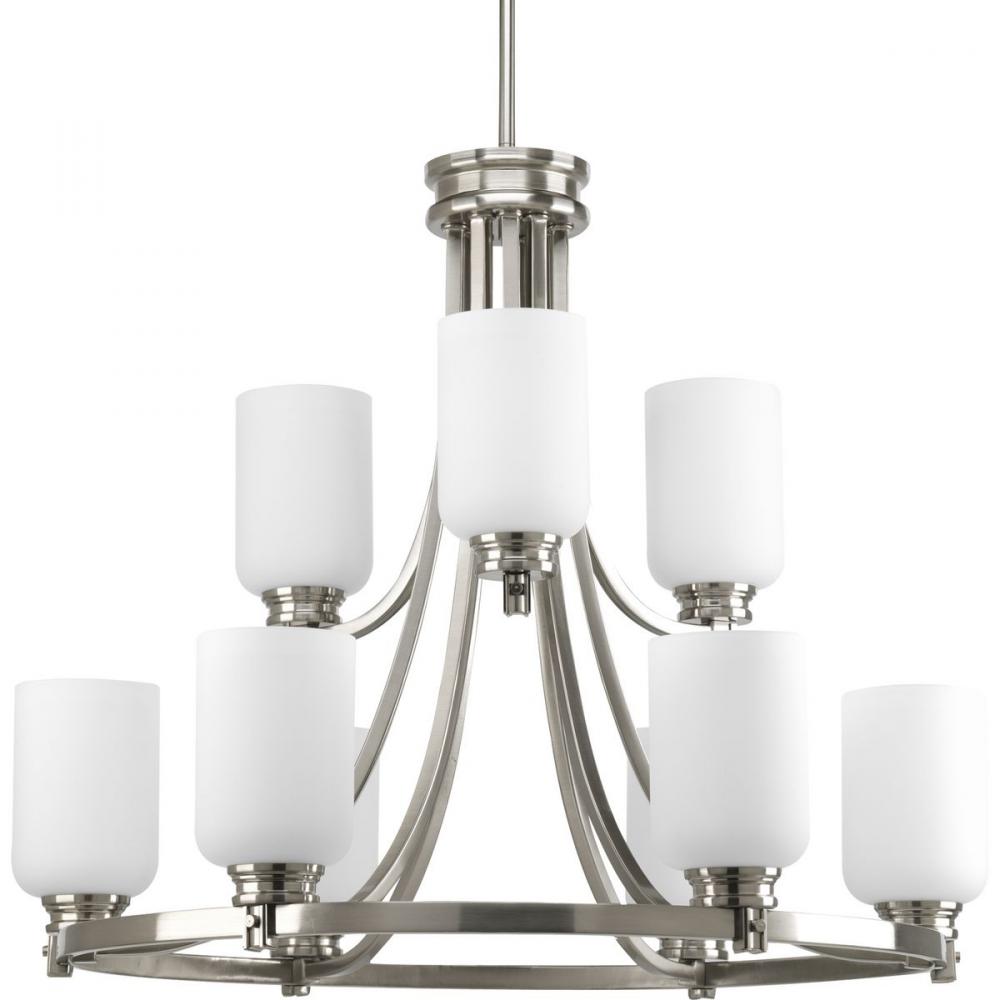 P4663-09 9-100W MED CHANDELIER