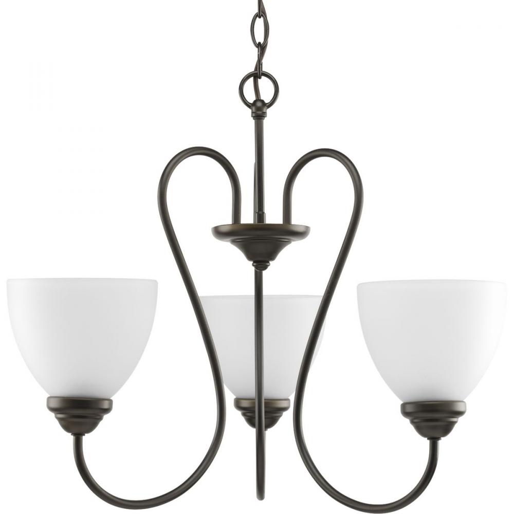 P4664-20 3-100W MED CHANDELIER