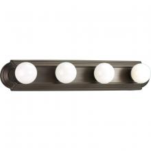 Progress Lighting, a Hubbell affiliate P3025-20 - P3025-20 4-60W MED BATH STRIP