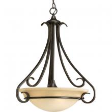 Progress Lighting, a Hubbell affiliate P3847-77 - P3847-77 3-100W INVRTED PENDANT