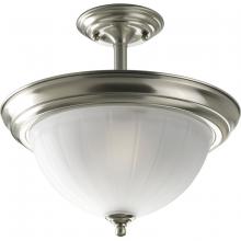 Progress Lighting, a Hubbell affiliate P3876-09 - P3876-09 2-100W MED SEMI-FLSH CTC