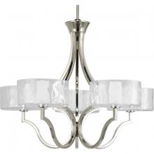 Progress Lighting, a Hubbell affiliate P4645-104WB - P4645-104WB 5-60W KRYPTON CHANDELIER