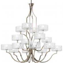 Progress Lighting, a Hubbell affiliate P4685-104WB - P4685-104WB 16-60W KRP 3-TIER CHANDELIER