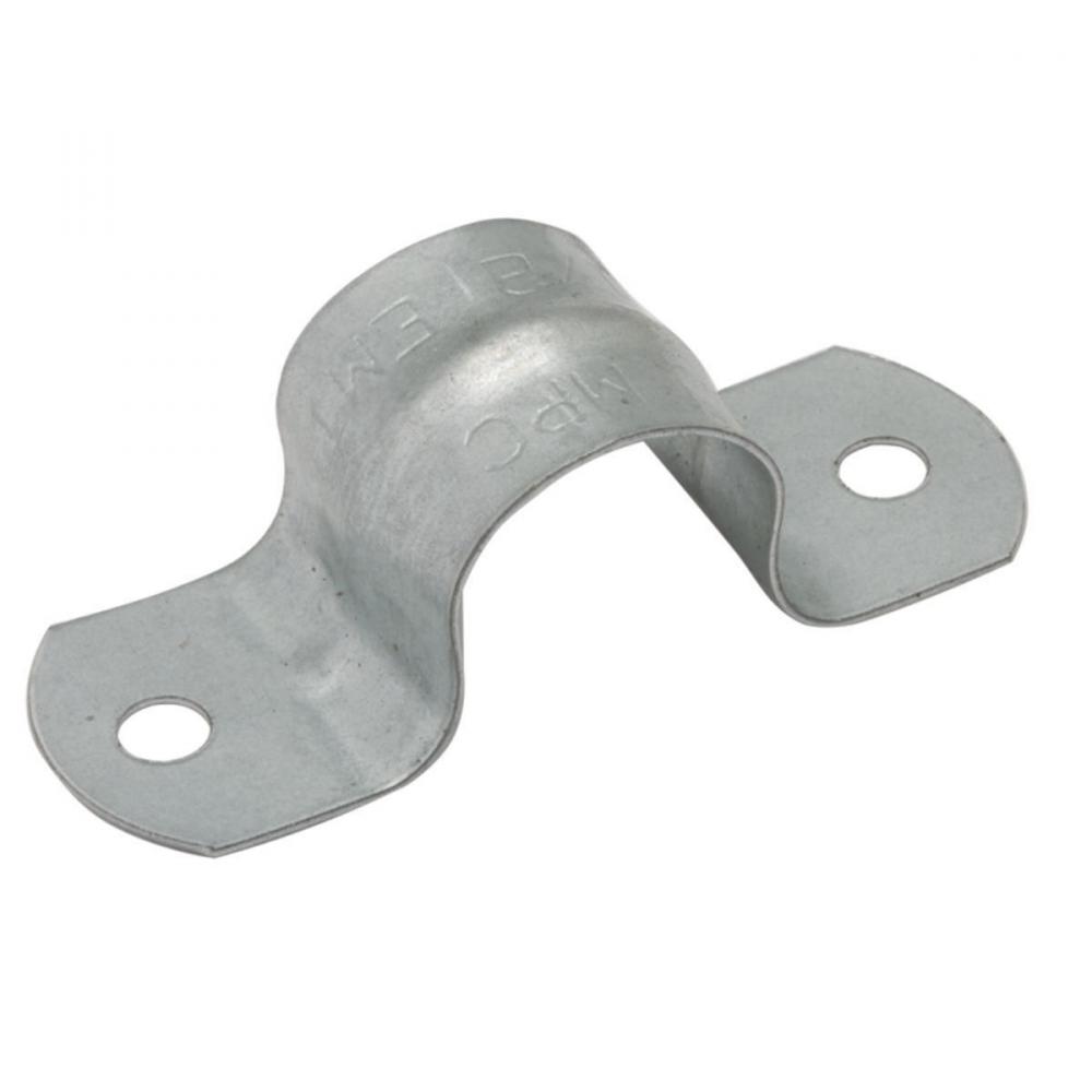 STRAP EMT 2-HOLE 1/2 IN STEEL
