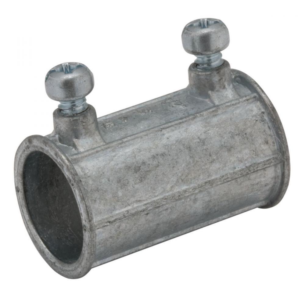 EMT SET SCREW COUPLNG 3-1/2 IN DC ZINC