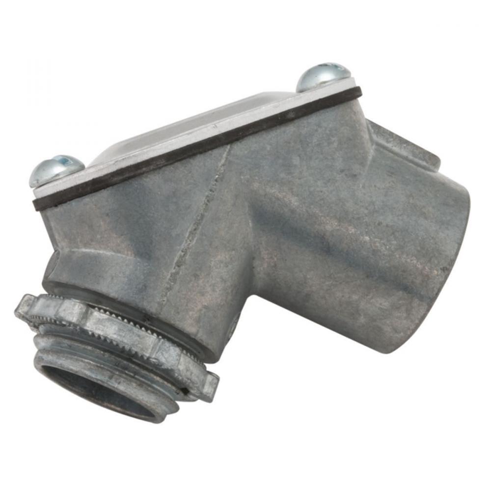 HANDY ELL CONNECTOR RGD 90 1/2 ZINC