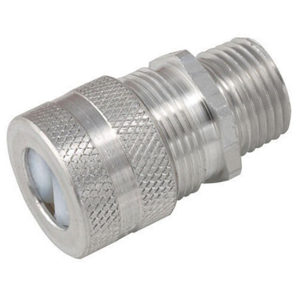 CONNECTOR UF LQTGHT 1/2 IN ALUMINUM