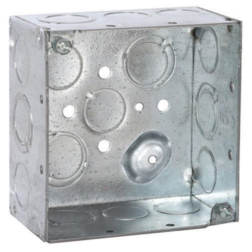 4SQ BOX WELDED 2-1/8DP 1/2-3/4 TKO BARCD