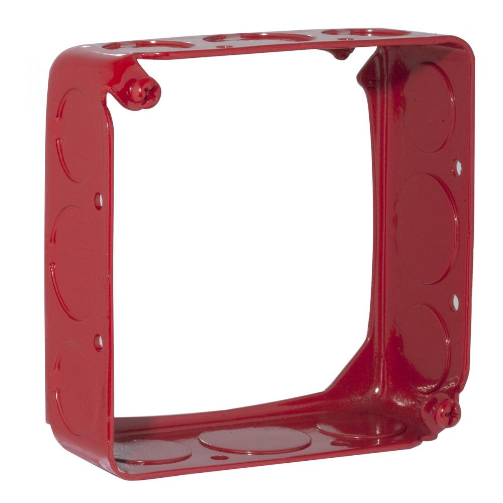 4SQ EXTEN DRWN 1-1/2 DP 1/2-3/4 KO - RED