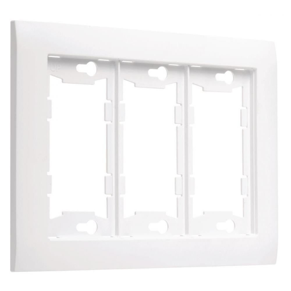 ALLURE 3G WALL PLATE WHITE