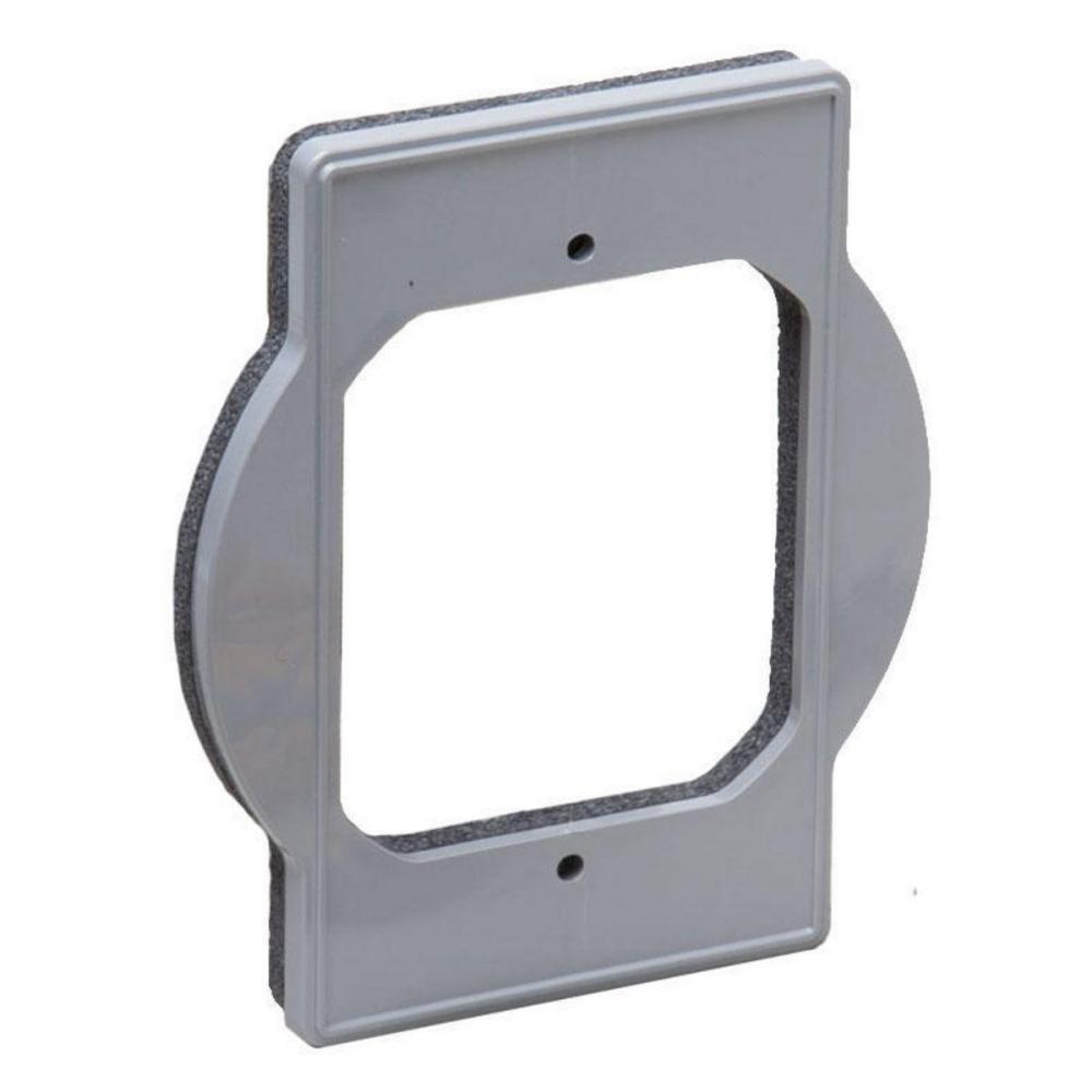 NON METALLIC ROUND BOX ADAPTER - GRAY