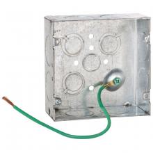 Raco-Taymac-Bell, a Hubbell affiliate 258SM - 4-11/16 BOX 2-1/8DP PIGTAIL 1/2-1 TKO