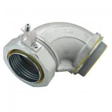 Raco-Taymac-Bell, a Hubbell affiliate 3556-3 - LIQUIDTIGHT CONN W/GROUND LUG 90 4 IN