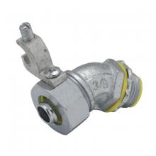 Raco-Taymac-Bell, a Hubbell affiliate 3566-3 - LIQUIDTIGHT CONN W/GRND LUG 45 1-1/2 IN