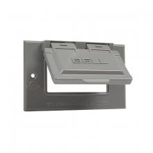 Raco-Taymac-Bell, a Hubbell affiliate 5101-0 - 1G HORIZONTAL WP COVER GFCI - GRAY