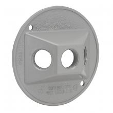 Raco-Taymac-Bell, a Hubbell affiliate 5197-0 - RND WP CLUSTER CVR (3) 1/2 IN. OUTLET GR