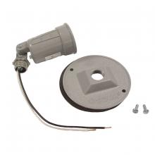 Raco-Taymac-Bell, a Hubbell affiliate 5624-0 - RND WP CLUSTER CVR W/(1) LAMPHOLDER GRAY