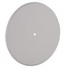 Raco-Taymac-Bell, a Hubbell affiliate 5652-1 - 5 IN. ROUND BLANK PLATE W/MT STRAP WHITE