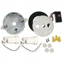 Raco-Taymac-Bell, a Hubbell affiliate 5841-6 - RND WP BOX/CVR/(2) LMPHLD/PHOTCL KIT WHT