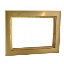 Raco-Taymac-Bell, a Hubbell affiliate 6293 - RECT CARPET FLANGE TWO-GANG - BRASS