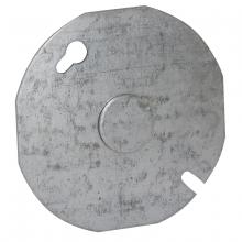 Raco-Taymac-Bell, a Hubbell affiliate 703 - 3-1/2 ROUND COVER BLANK 1/2 KO IN CENTER