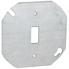 Raco-Taymac-Bell, a Hubbell affiliate 729 - 4 ROUND COVER FLAT - TOGGLE SWITCH
