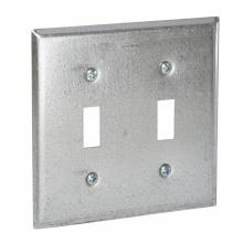 Raco-Taymac-Bell, a Hubbell affiliate 871 - 2-GANG HANDY BOX COVER - SWITCH / SWITCH