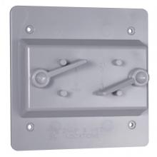 Raco-Taymac-Bell, a Hubbell affiliate PTC200GY - 2G VERTICAL NM WP COVER TOGGLE GRAY