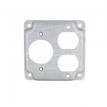 Raco-Taymac-Bell, a Hubbell affiliate 831C - 4SQ EXP CVER - 1 DUPLX / 1 20A TWIST LOC