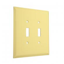 Raco-Taymac-Bell, a Hubbell affiliate WJI-TT - 2G JUMBO (2) TOGGLE IVORY SMOOTH