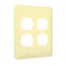 Raco-Taymac-Bell, a Hubbell affiliate WRTI-DD - 2G MAXI (2) DUPLEX IVORY TEXTURED