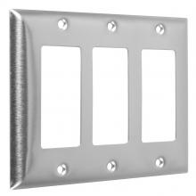 Raco-Taymac-Bell, a Hubbell affiliate WSS-RRR - 3G STANDARD (3) DECORATOR STAINLESS STL