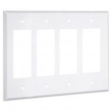 Raco-Taymac-Bell, a Hubbell affiliate WW-RRRR - 4G STANDARD (4) DECORATOR WHITE SMOOTH